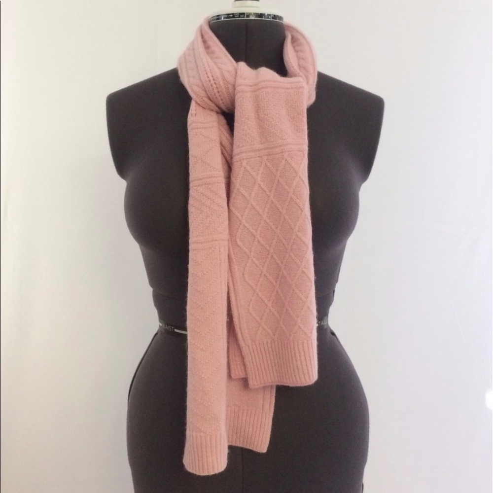 Ralph Lauren Pink Wool Scarf
